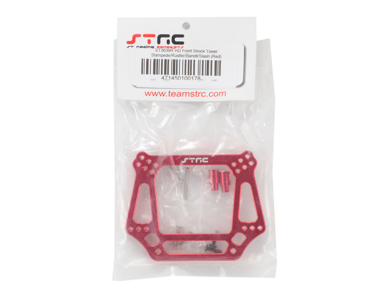 ST Racing Concepts 6mm Heavy Duty Front Shock Tower (Red)