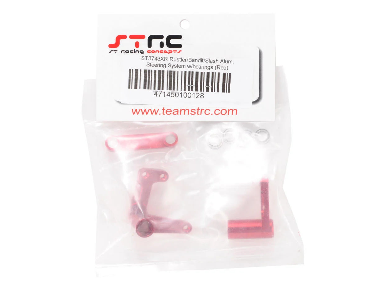 Aluminum Steering Bellcrank for Traxxas Slash/Rustler/Bandit w/Bearings (Red)
