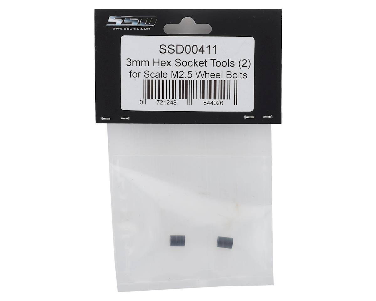 SSD RC 2.5mm Scale Wheel Bolt 3mm Hex Socket Tool (2)