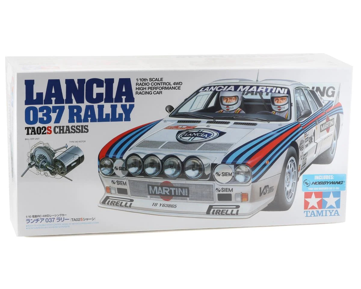 Lancia 037 1/10 4WD Electric Rally Car Kit (TA-02S)