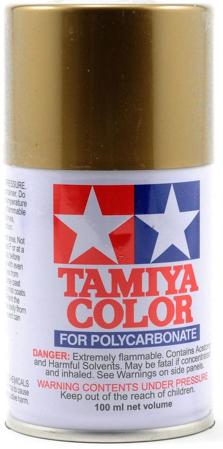 Tamiya PS-13 Gold Lexan Spray Paint (100ml)