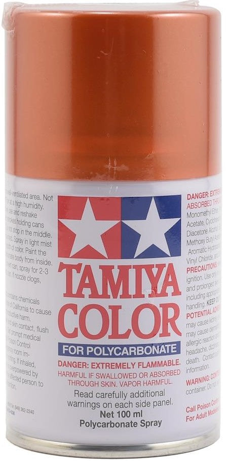 Tamiya PS-61 Metallic Orange Lexan Spray Paint (100ml)
