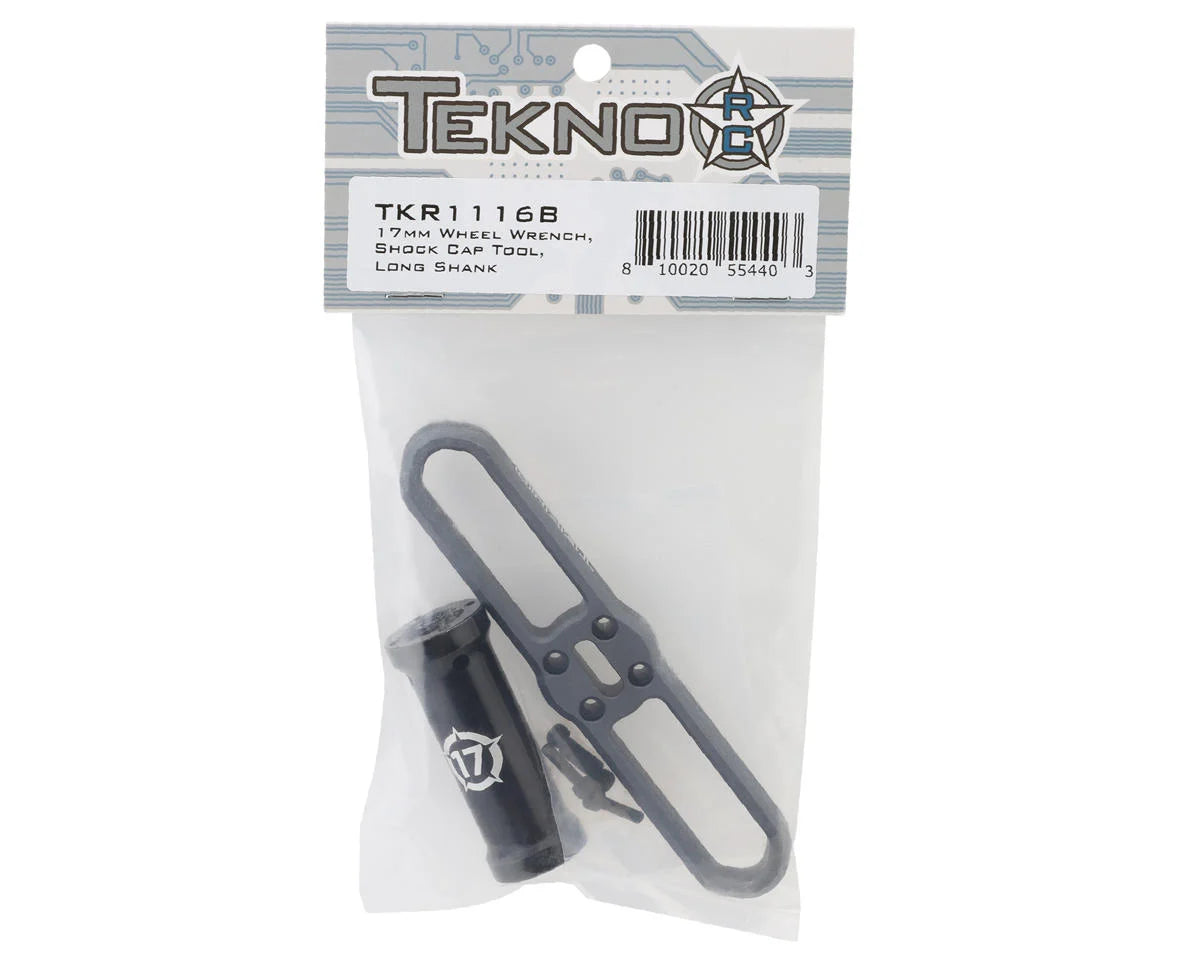 17mm Wheel Wrench & Shock Cap Tool w/Long Shank