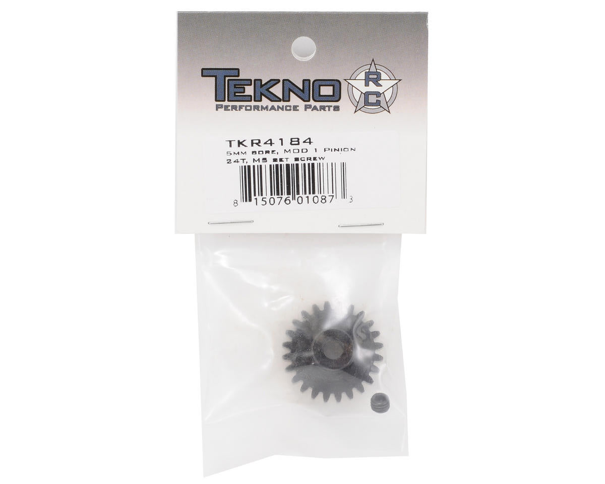 Tekno RC "M5" Hardened Steel Mod1 Pinion Gear w/5mm Bore (24T)