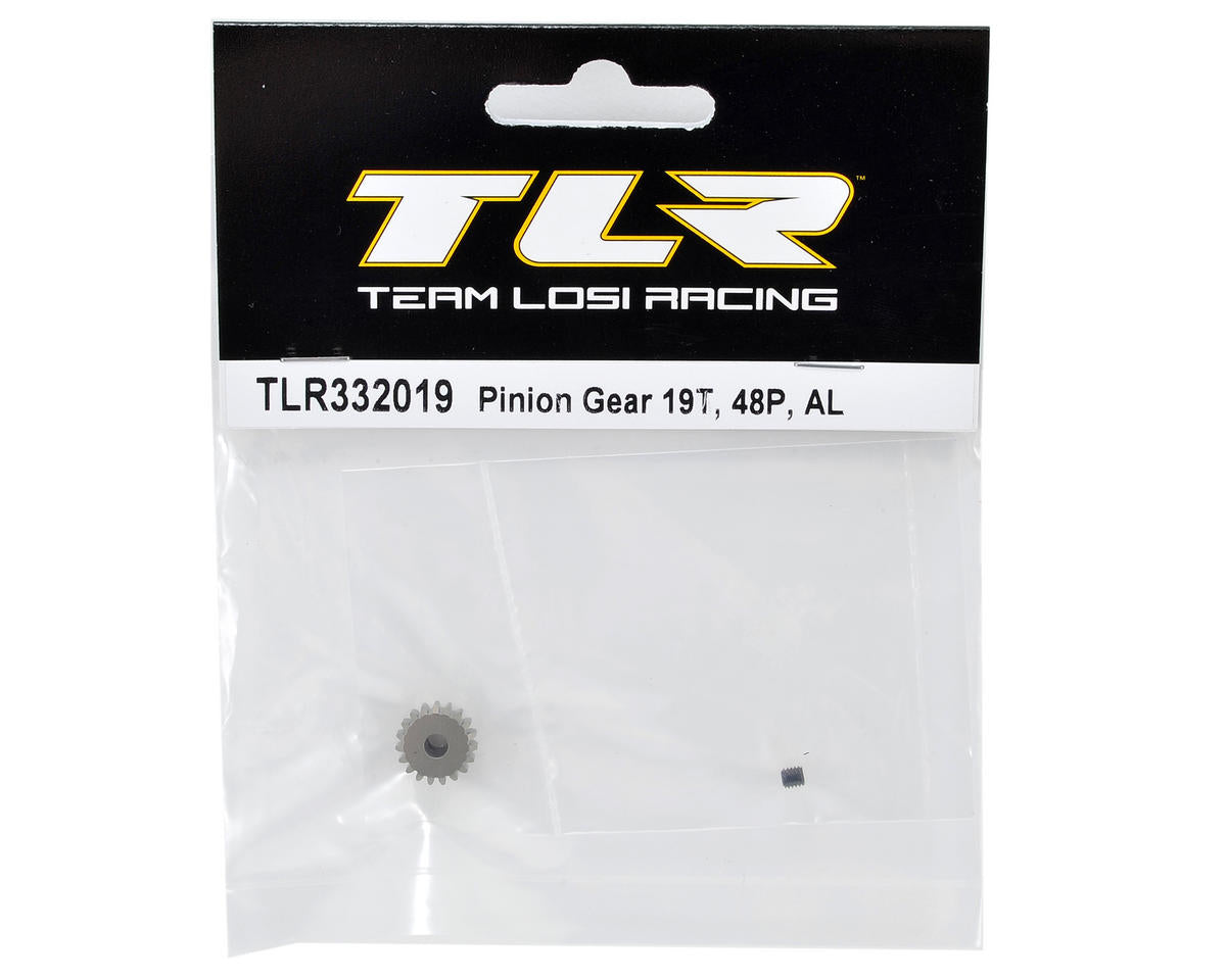 Team Losi Racing Aluminum 48P Pinion Gear (3.17mm Bore) (19T)