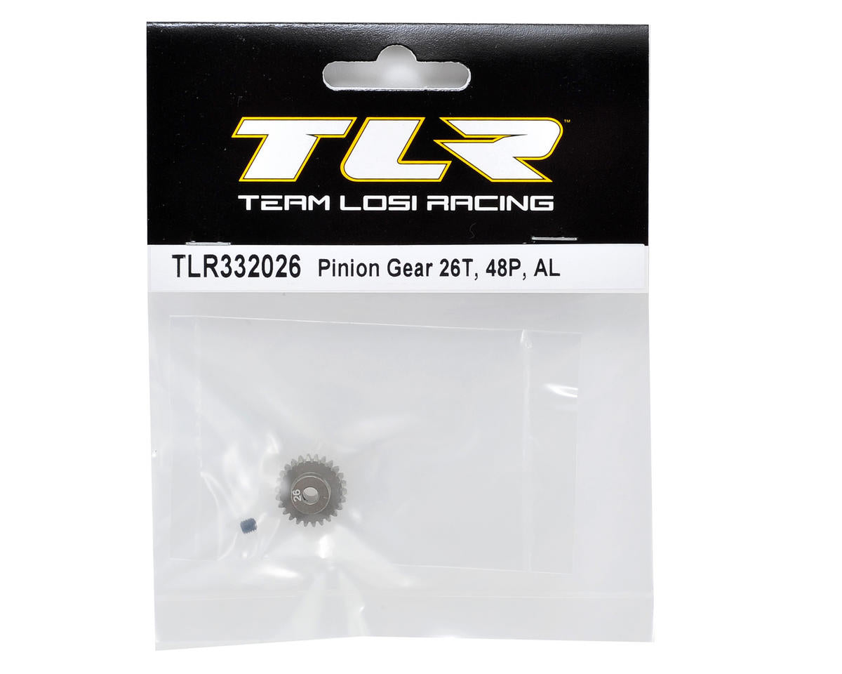 Team Losi Racing Aluminum 48P Pinion Gear (3.17mm Bore) (26T)