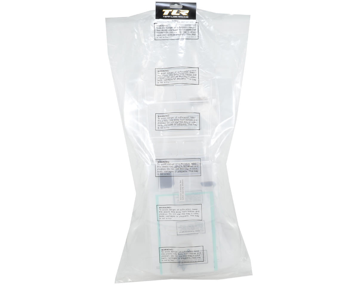 Losi 1/10 Hi Performance Precut Clear Body: 22SCT/2.0/SCTE