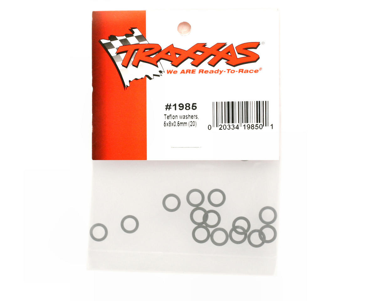 5x8x0.5mm Teflon Washers (20)