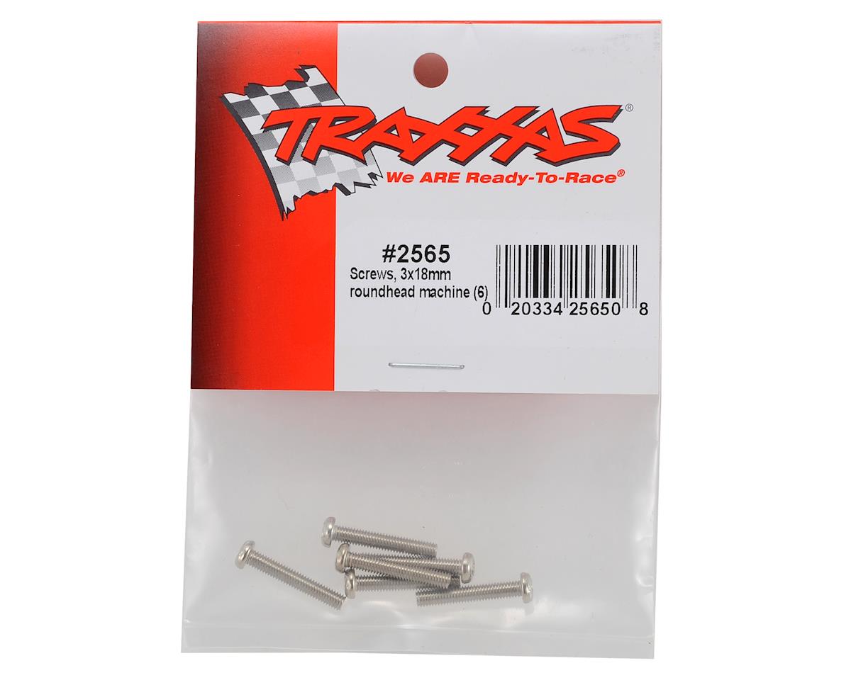 3x18mm Button Head Machine Screw (6)