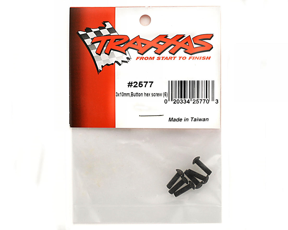 3x10mm Button Head Screws (6)