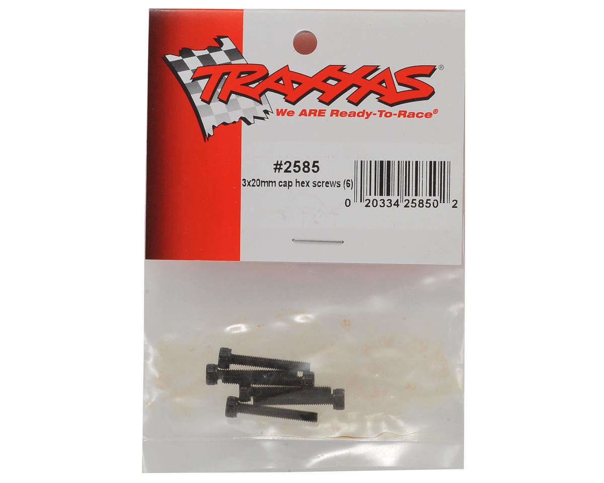 3x20mm Cap Head Hex Screw (6)