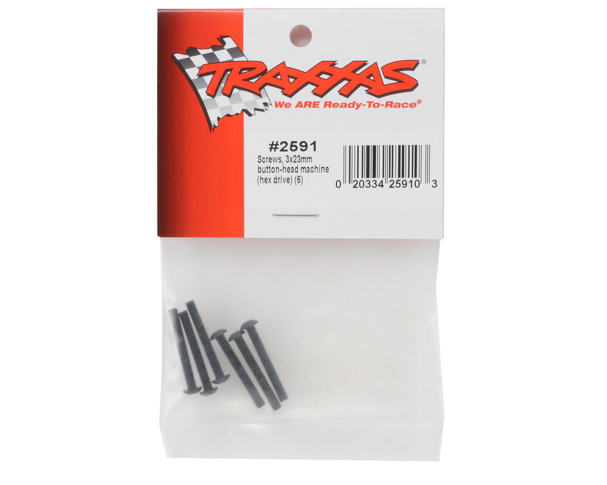 3x23mm Button Head Screws (6)