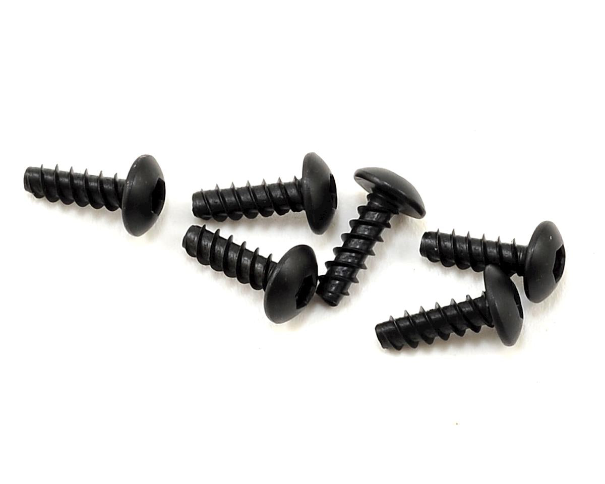 2.5x8mm Button Head Hex Plastic Screws (6)