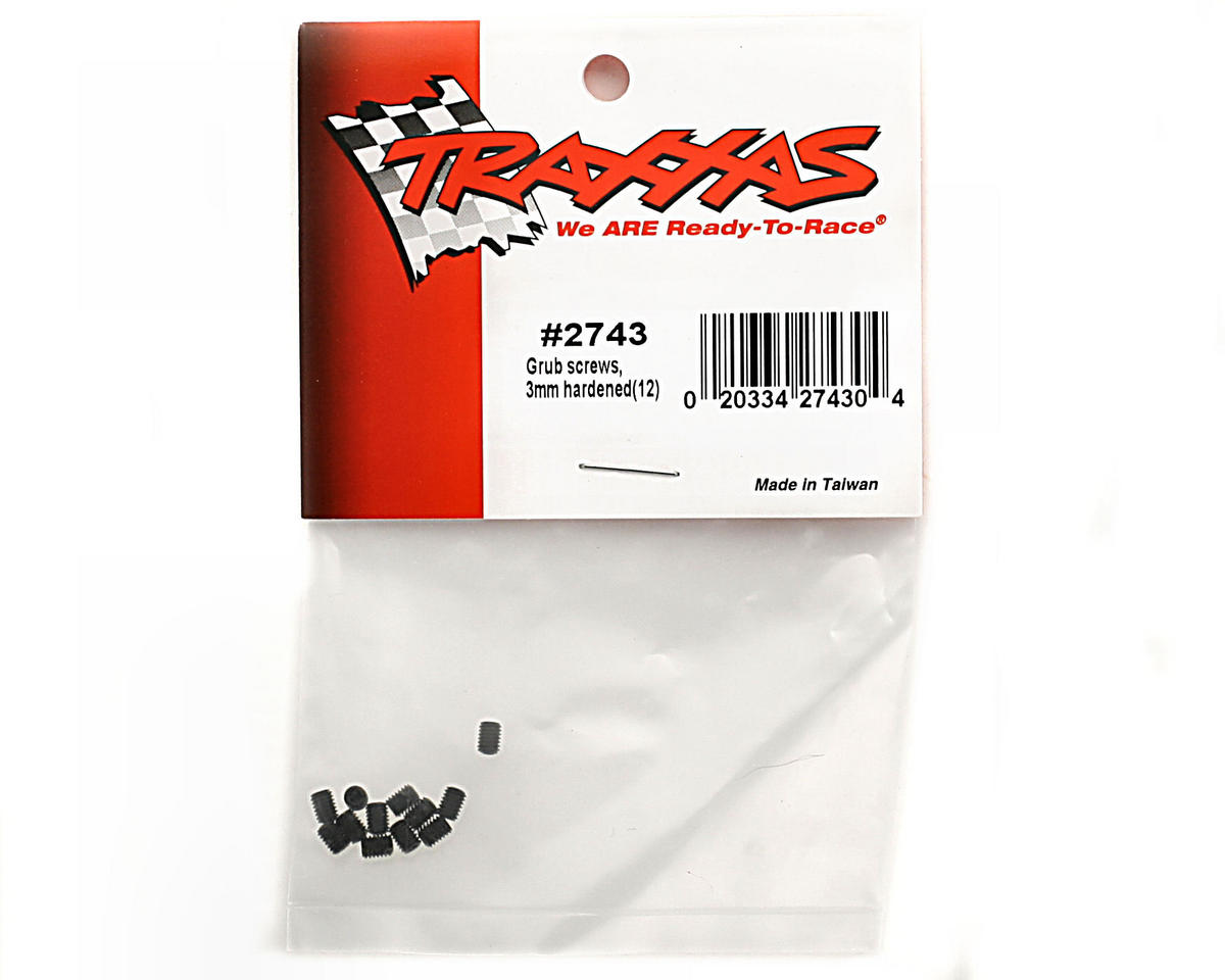 3mm Hardened Set Screws (12)