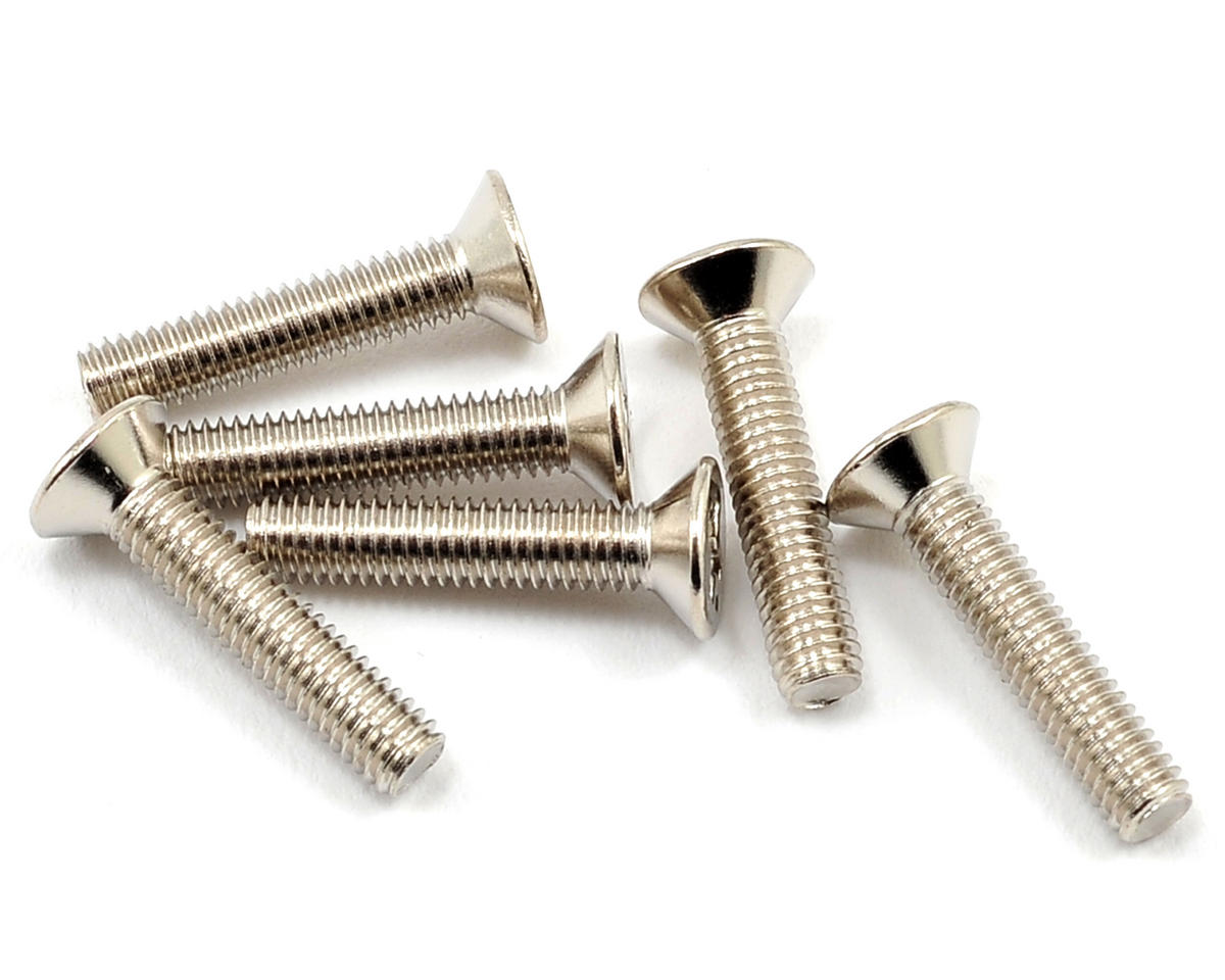 3x15mm Flat Head Machine Screw (6)