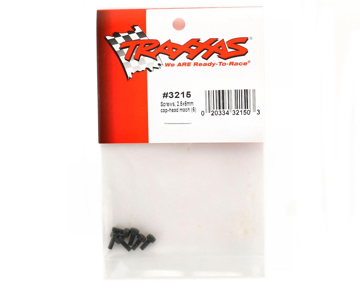 2.5x6mm Cap Head Machine Screws (6)