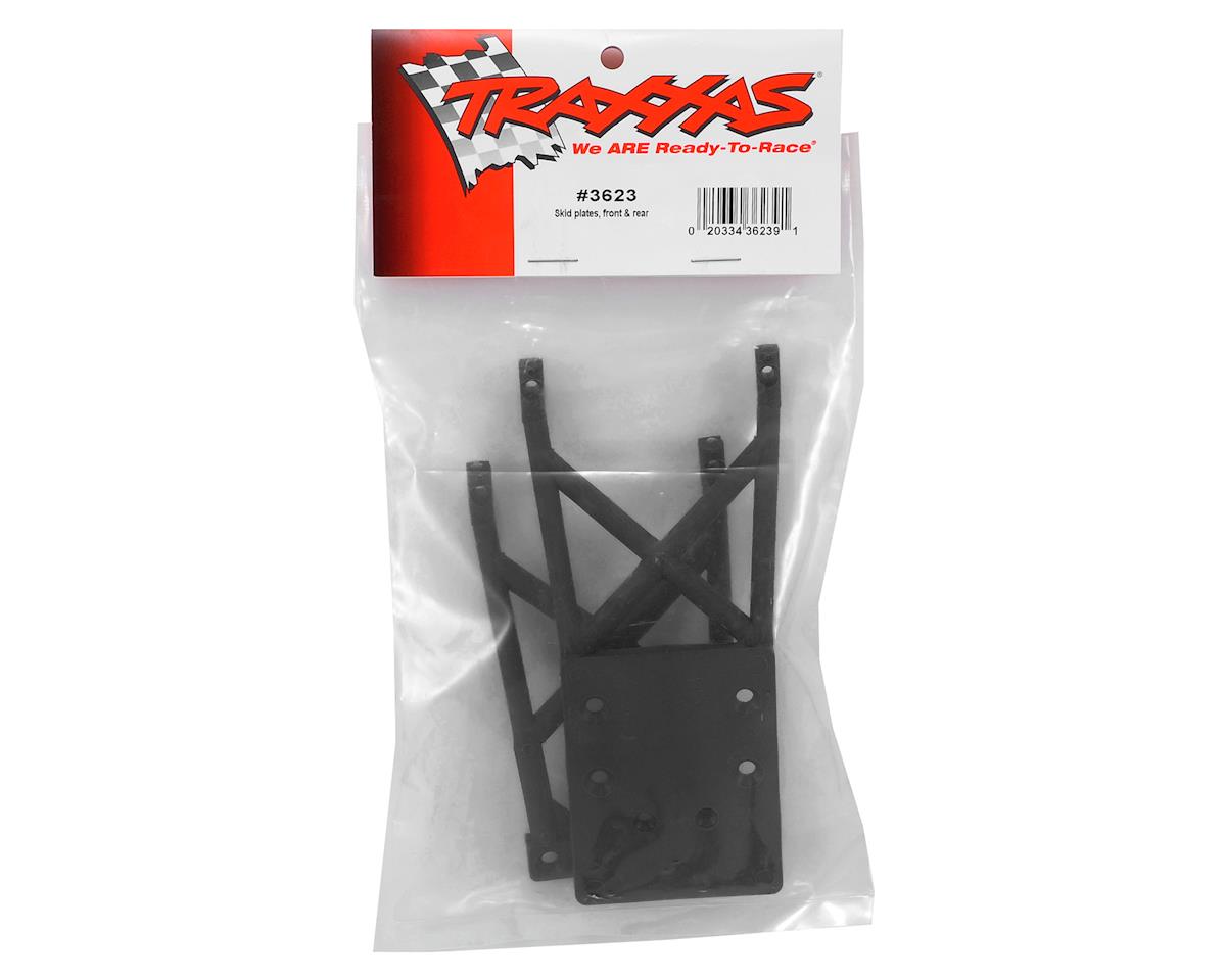 Stampede Front & Rear Skid Plate Set (Black)