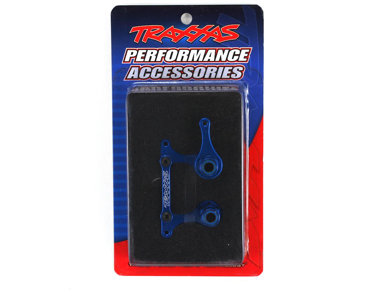 Aluminum Steering Bellcrank Set w/Bearings (Blue)