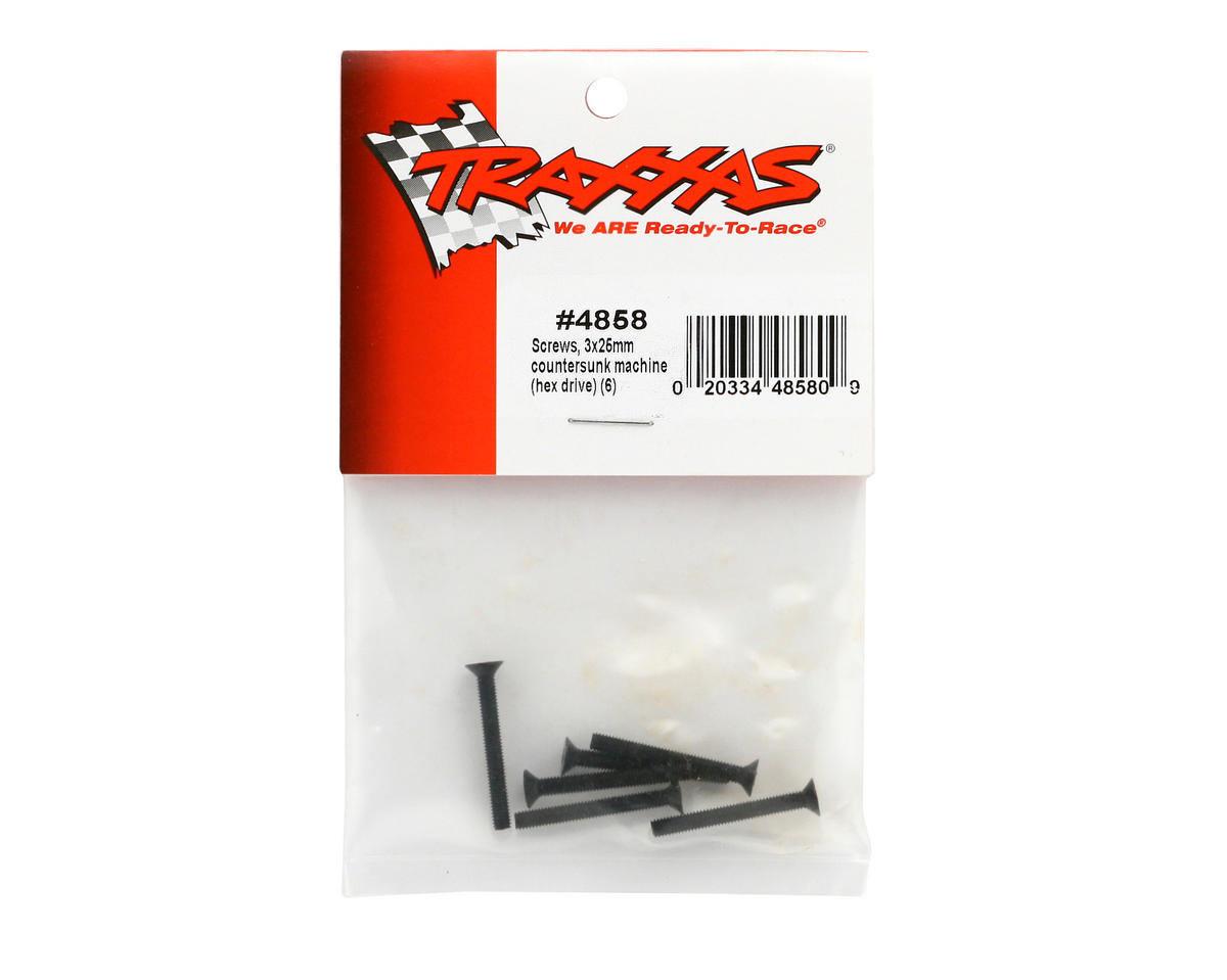 3x25mm Countersunk Hex Screw (6)
