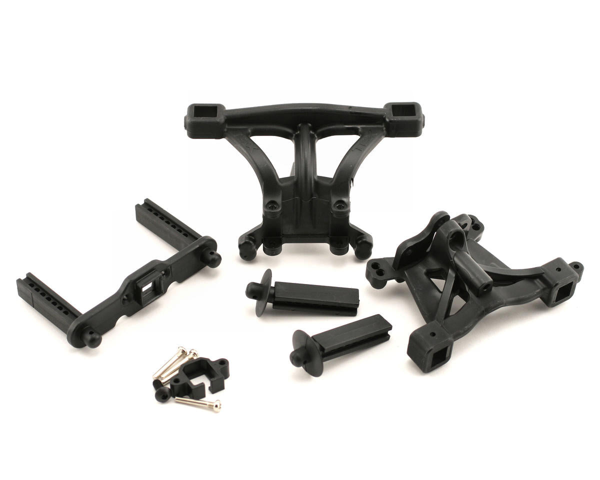 Revo Body Mounts front & rear w/body mount posts, front & rear, 2.5x18mm