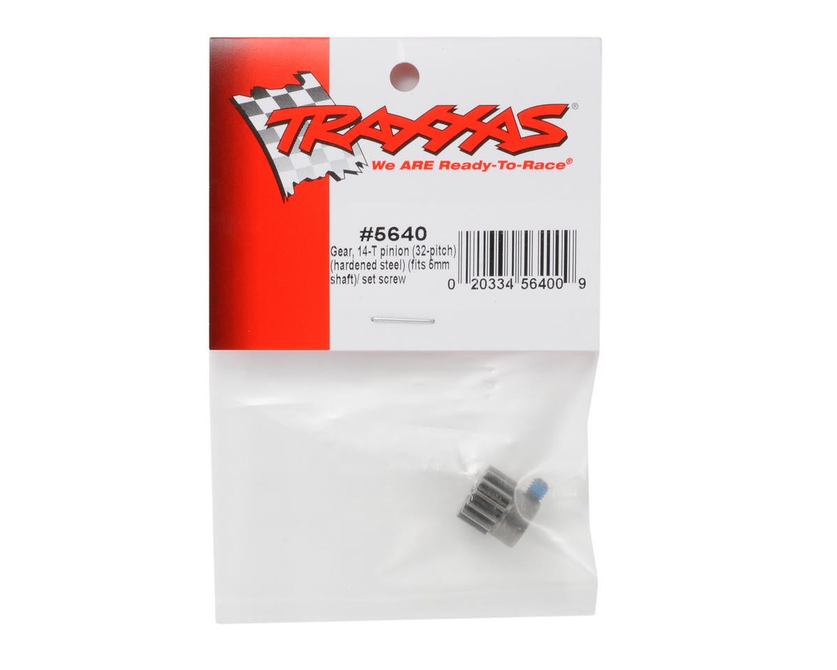 32P Hardened Steel Pinion Gear w/5mm Bore (14T)