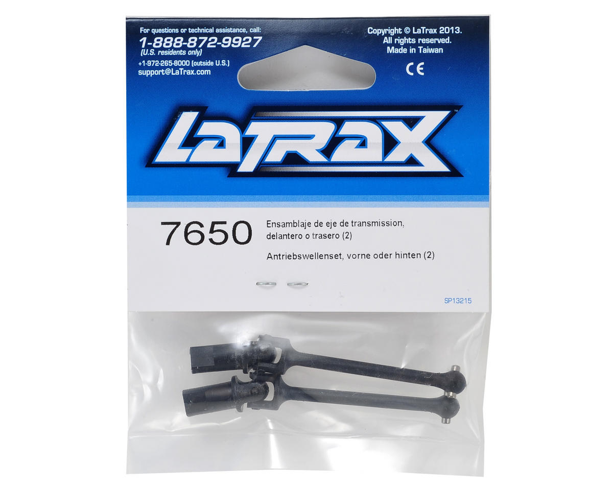 Traxxas LaTrax Front/Rear Assembled Driveshaft (2)