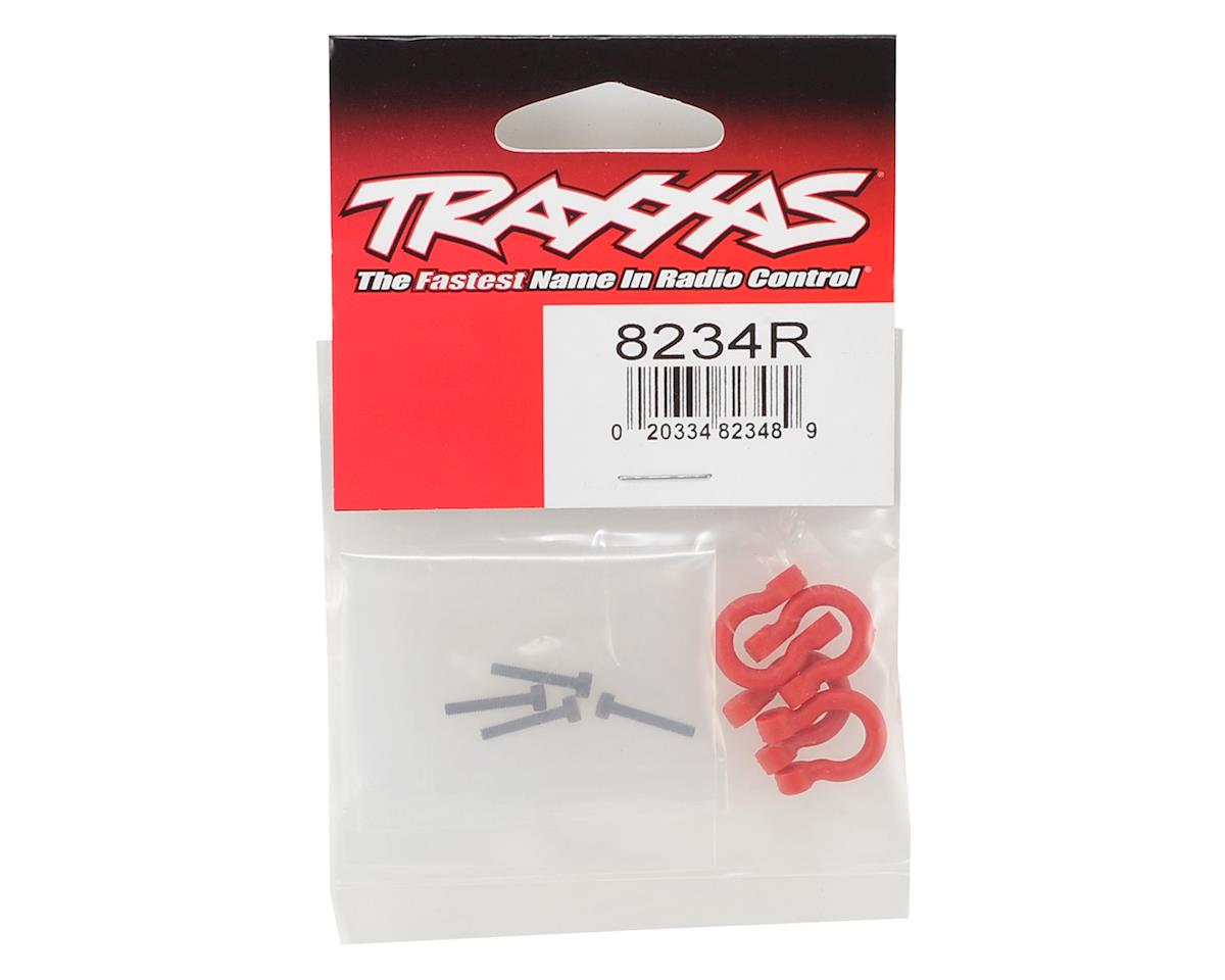 Traxxas TRX-4 Bumper D-Rings (Red) (4)