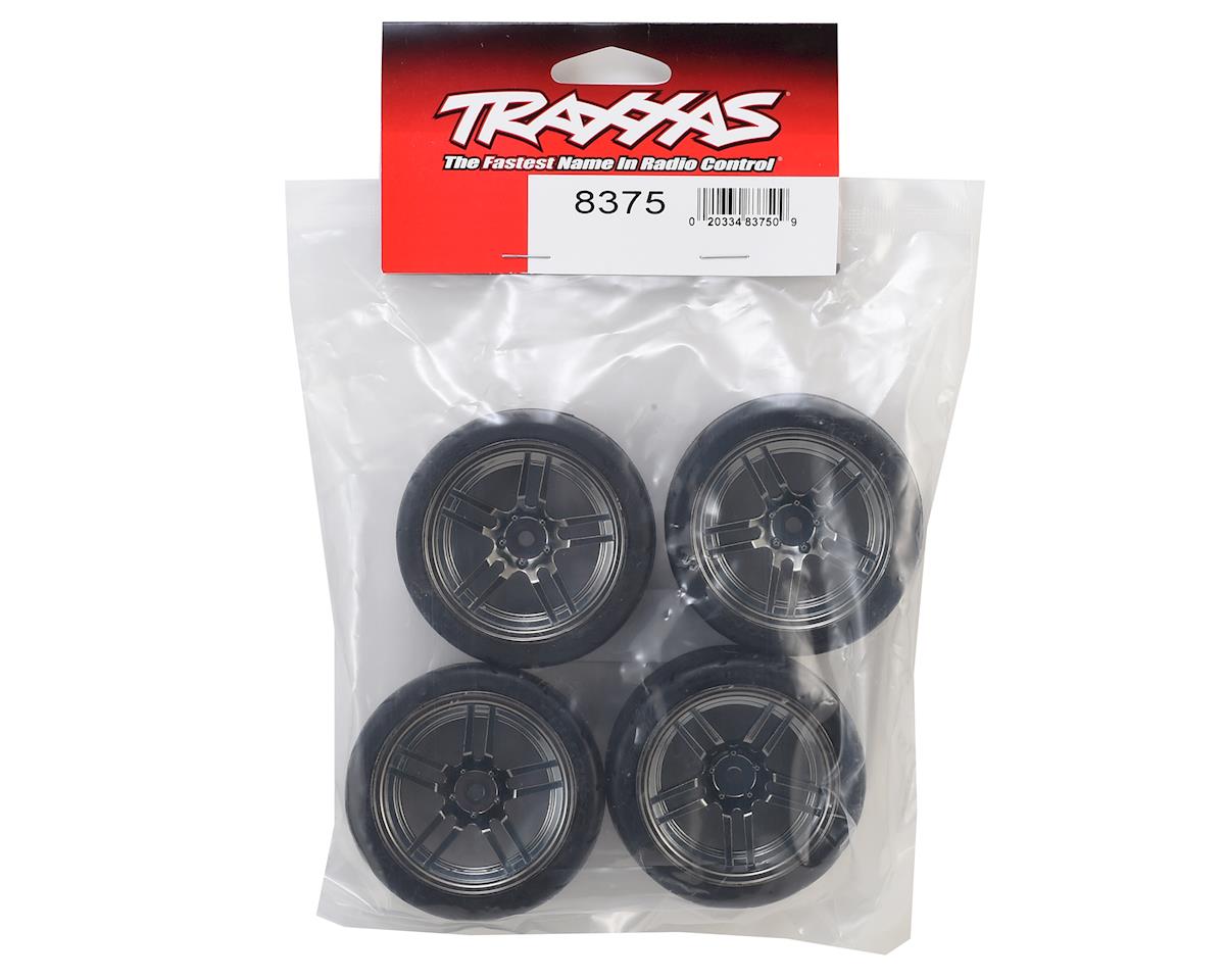 4-Tec 2.0 1.9" Response Front & Rear Pre-Mounted Tires (Black Chrome) w/12mm Hex Split-Spoke Wheels (4)
