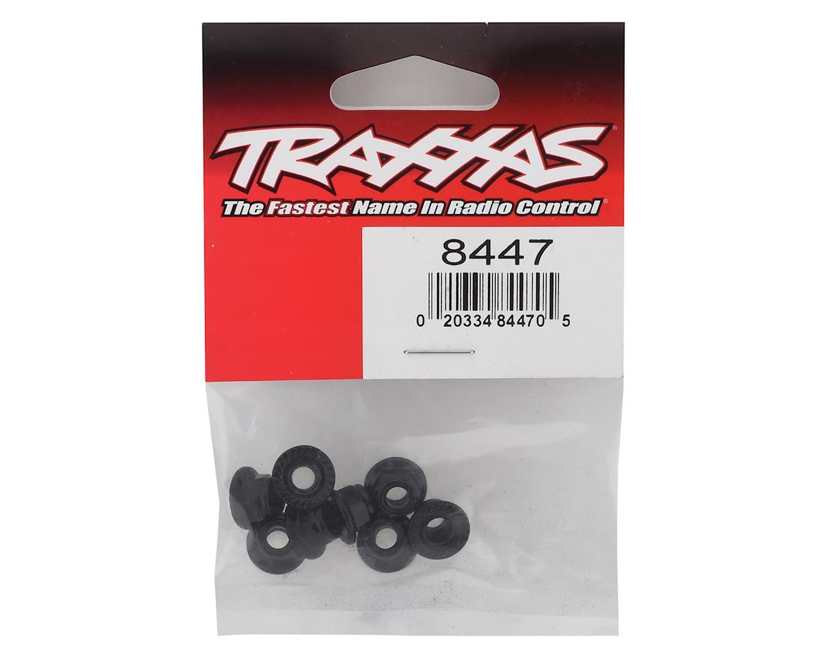 5mm Flanged Nylon Locking Nuts (8)