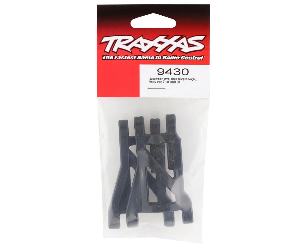 Zero Drag Slash Rear Heavy Duty Suspension Arms (Black) (2) (0° Toe-In)