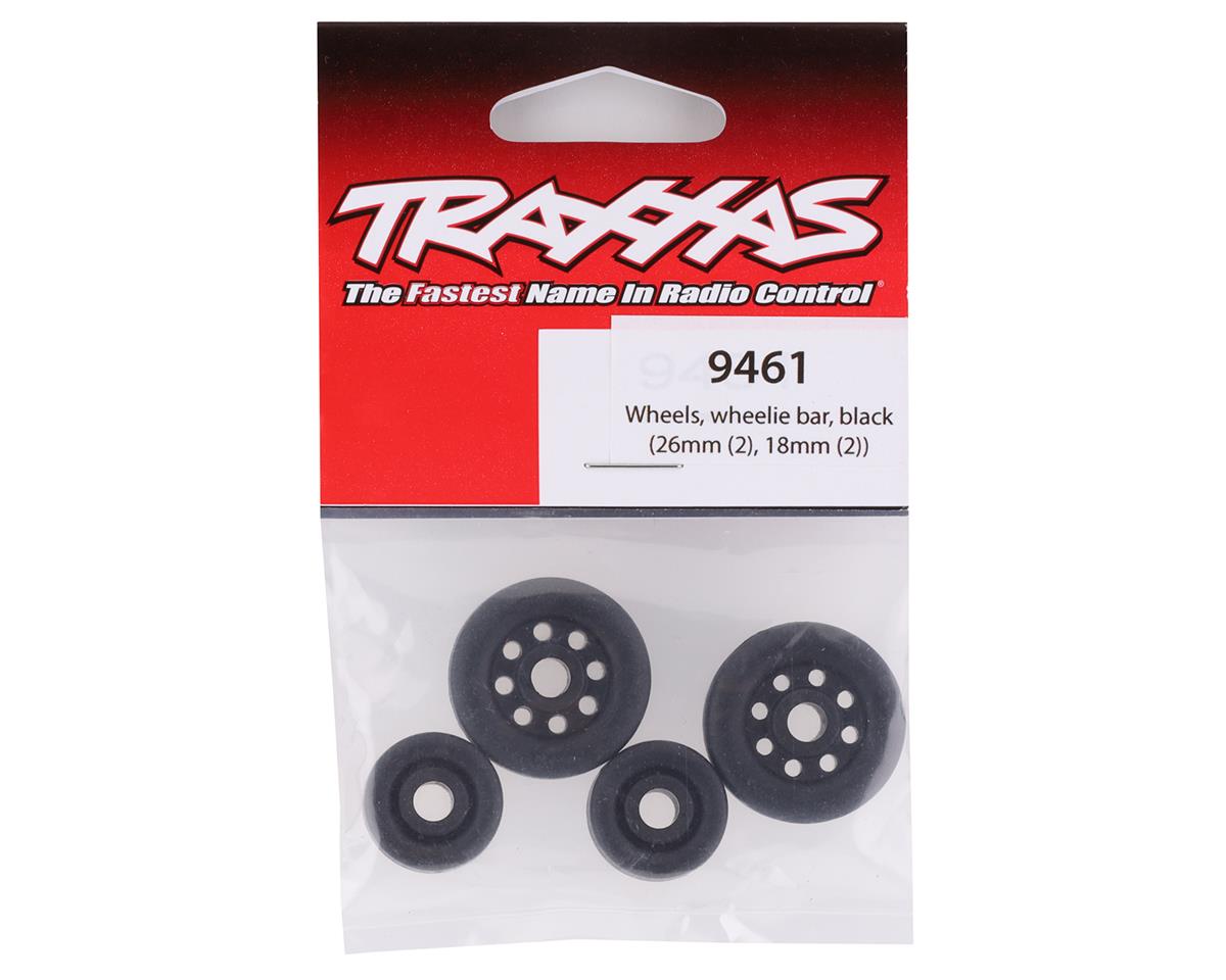 Drag Slash Wheelie Bar Wheels (Black)