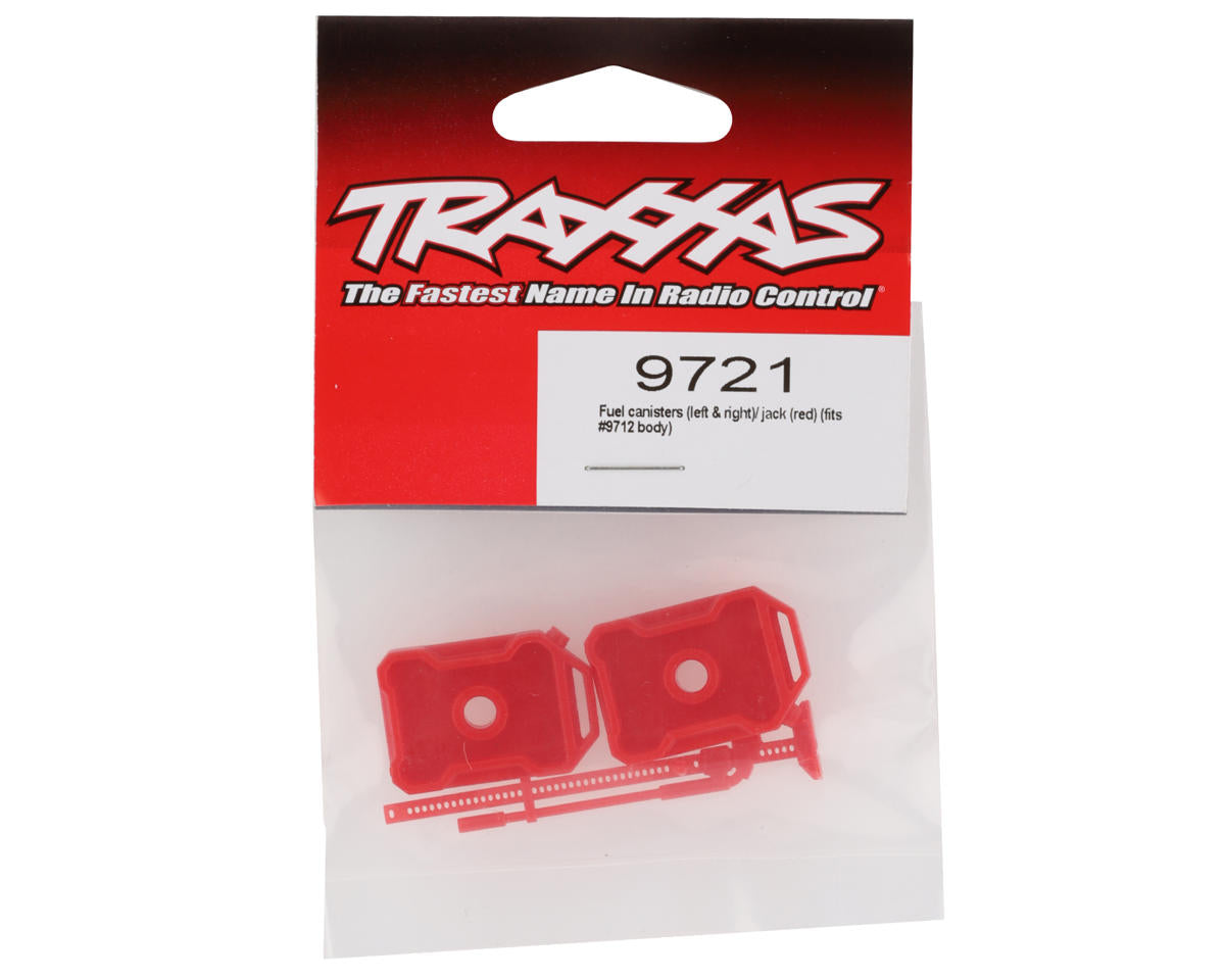 TRX-4M Land Rover Fuel Canisters & Jack
