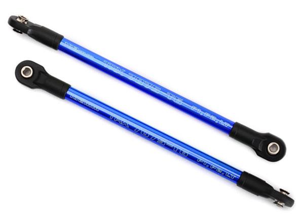 Traxxas 8618X Push Rods E-revo VXL Blue Anodized Aluminum Preasssembled Pair