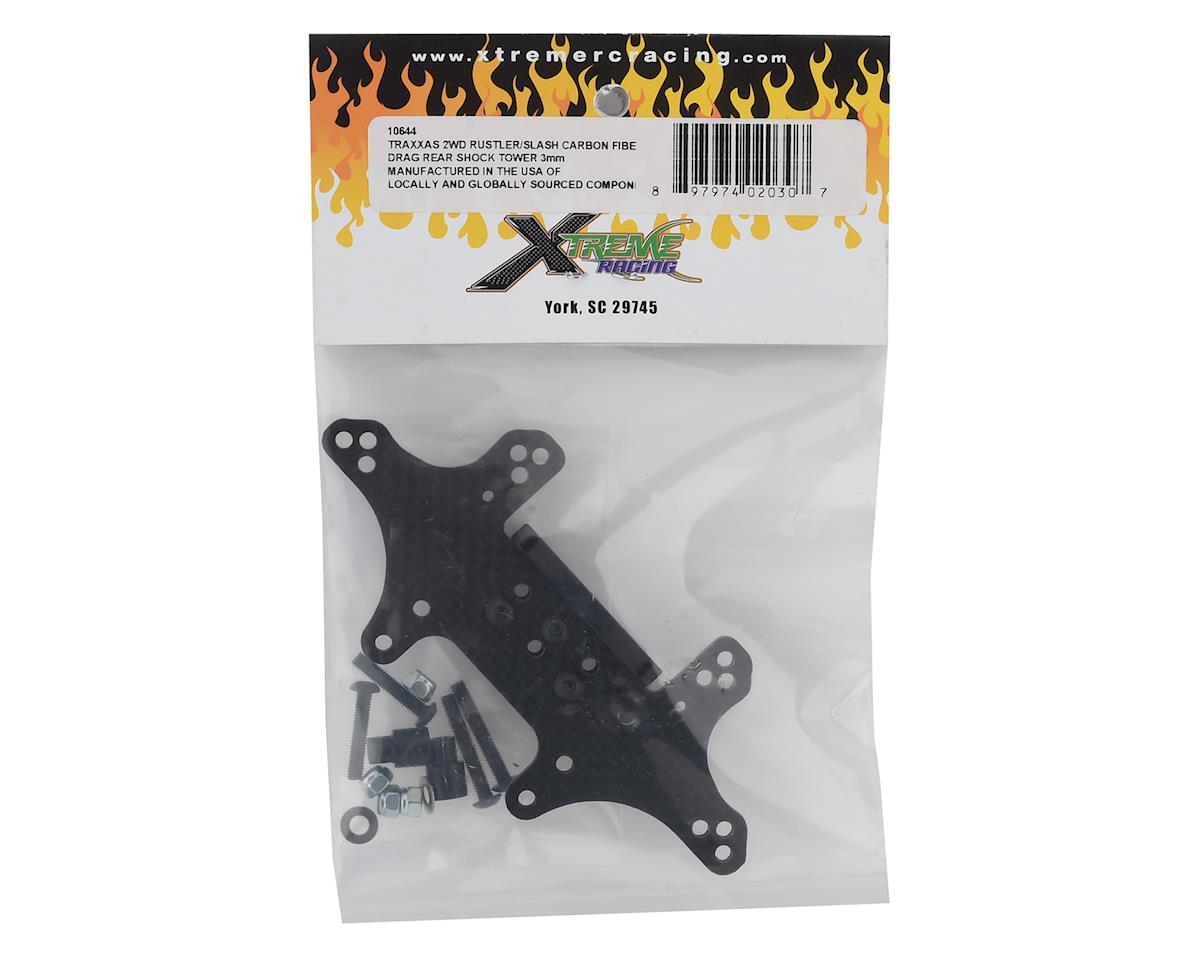 Xtreme Racing Traxxas Rustler/Slash 3mm Carbon Fiber Drag Rear Shock Tower