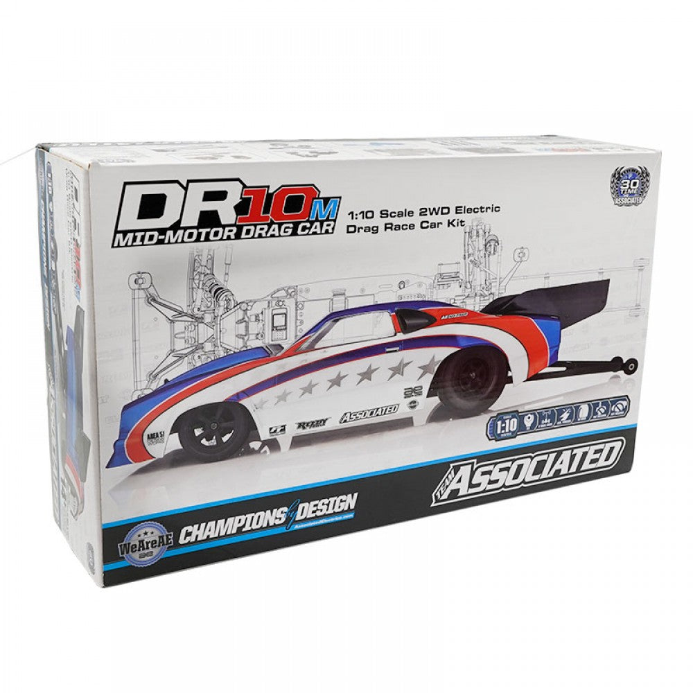 Team Associated DR10M Electric Mid-Motor No Prep Drag Race Team Kit