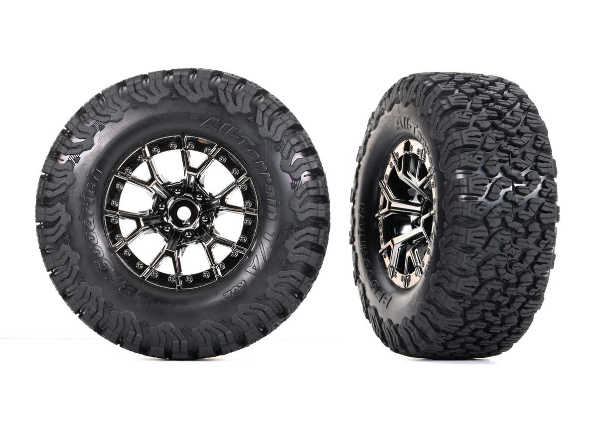 Ford Raptor R Black Rear Wheels with BFG Tires (2)