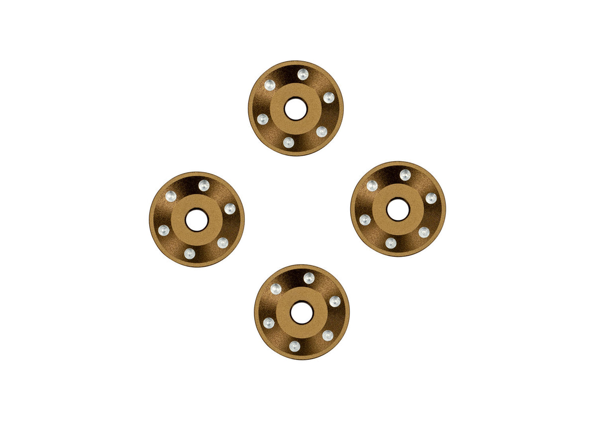 Maxx® Slash® Aluminum Wheel Washers (4)