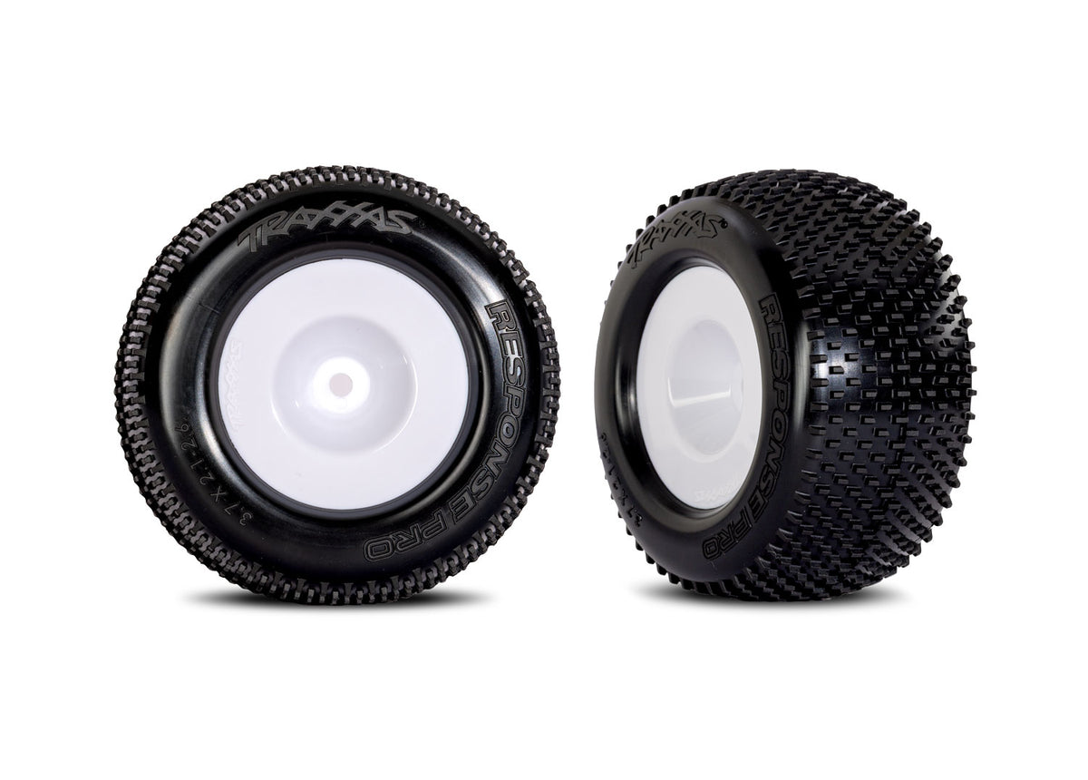 MINI XRT White Dished Wheels w/ Response Pro Tires (2)