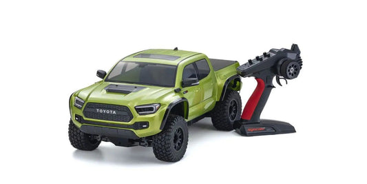 Kyosho 1:10 Scale Radio Controlled Electric Powered 4WD KB10L Series readyset 2021 Toyota Tacoma TRD Pro Electric Lime