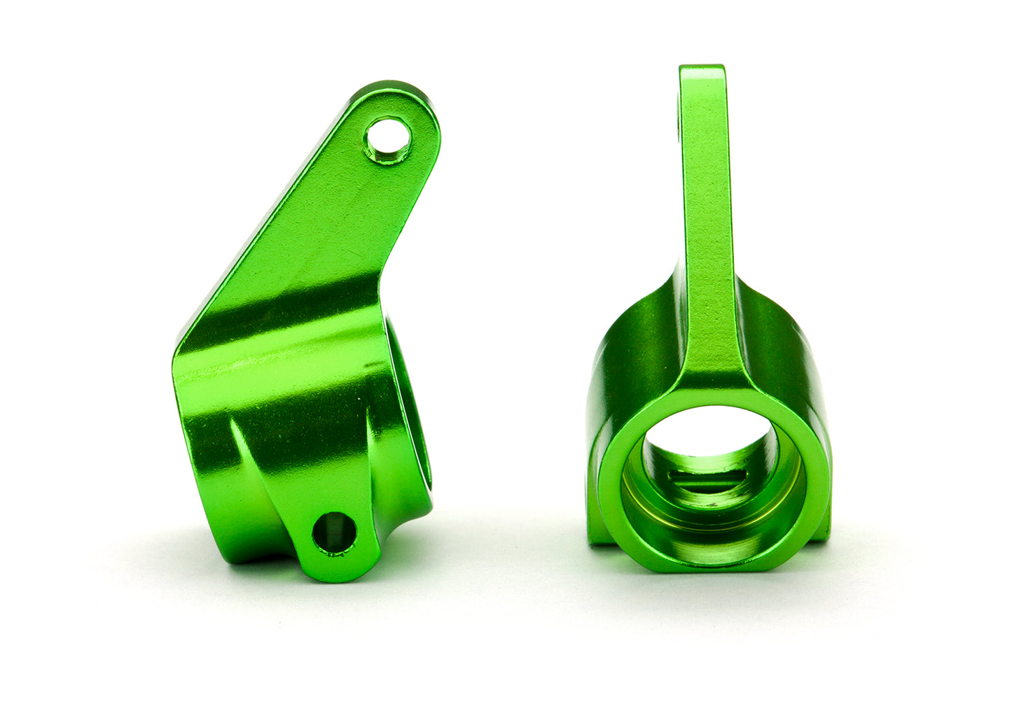 Aluminum Steering Blocks w/Ball Bearings (Blue) (2)