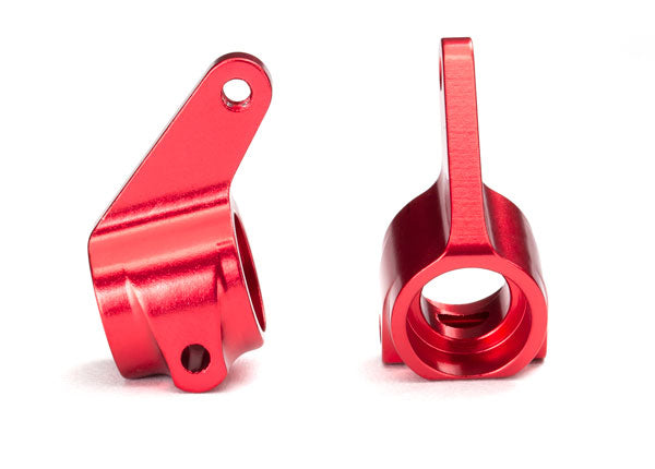 Aluminum Steering Blocks w/Ball Bearings (Blue) (2)