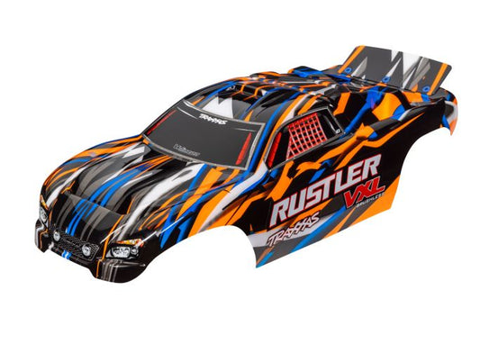 RUSTLER VXL, BODY, ORNG/BLUE