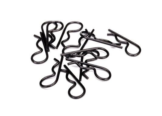 Heavy Duty Body Clips (Black) (12)