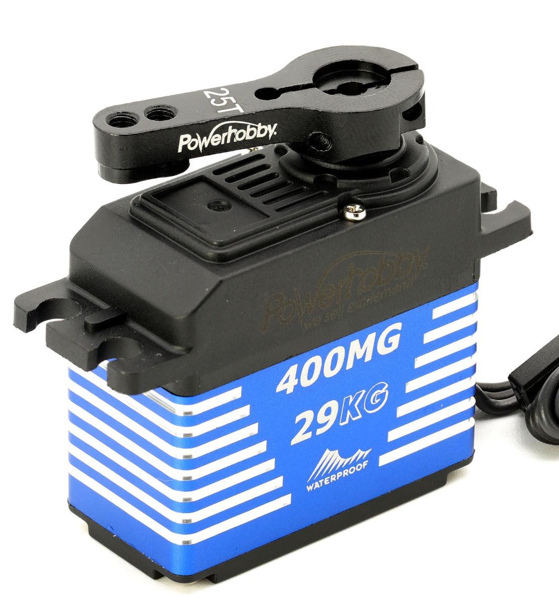 400MG Waterproof High Torque Steel Gear 29KG Servo Aluminum Case