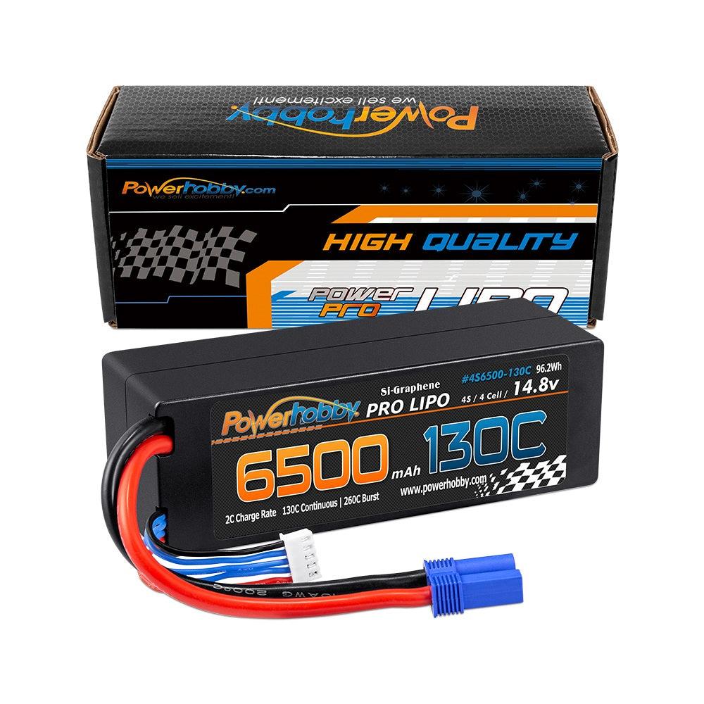 Powerhobby 4S 14.8V 6500mah 130c GRAPHENE Lipo Battery w EC5 Plug