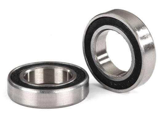 BALL BEARING BLACK RUBBER SEALED 12X21X5