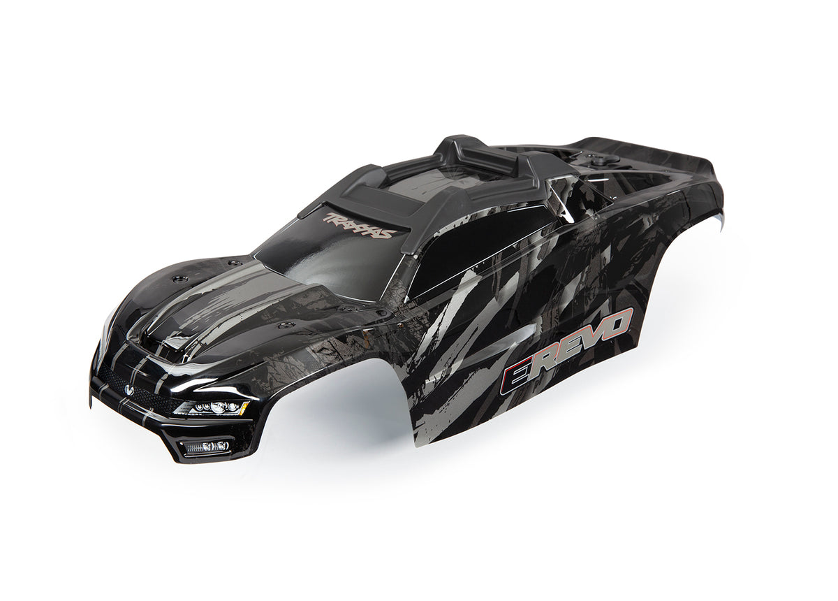E-Revo VXL 2.0 Pre-Painted Monster Truck Body (Black)
