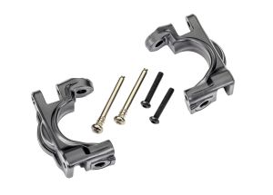Hoss/Rustler/Slash 4x4 Extreme Heavy Duty Caster Blocks (Blue) (2)