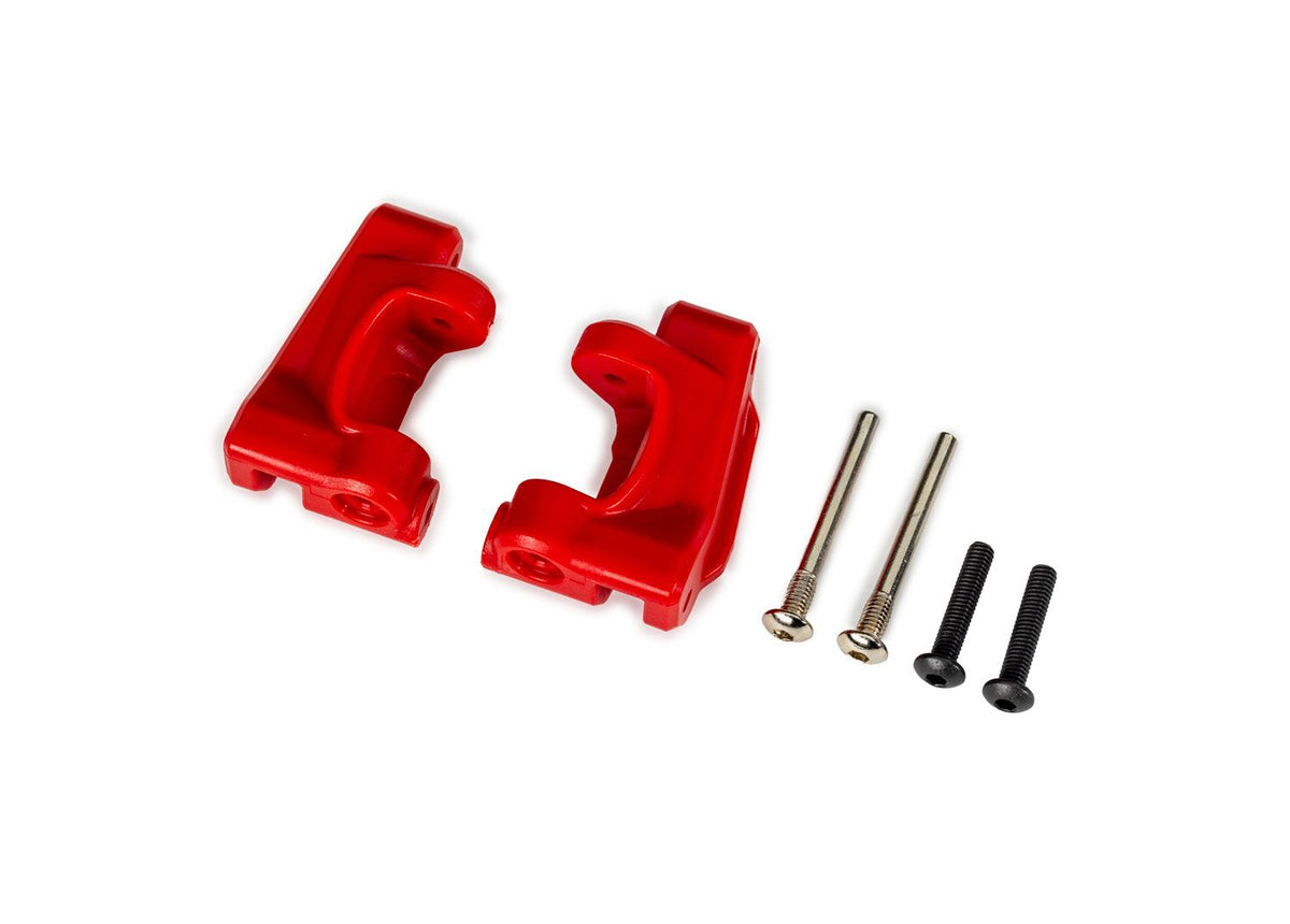 CASTER BLOCKS L&R Caster blocks (c-hubs), extreme heavy duty,  (left & right)/ 3x26mm hinge pins (2)/ 3x15mm BCS (2) (for use with #9180 and 9181 upgrade kit)