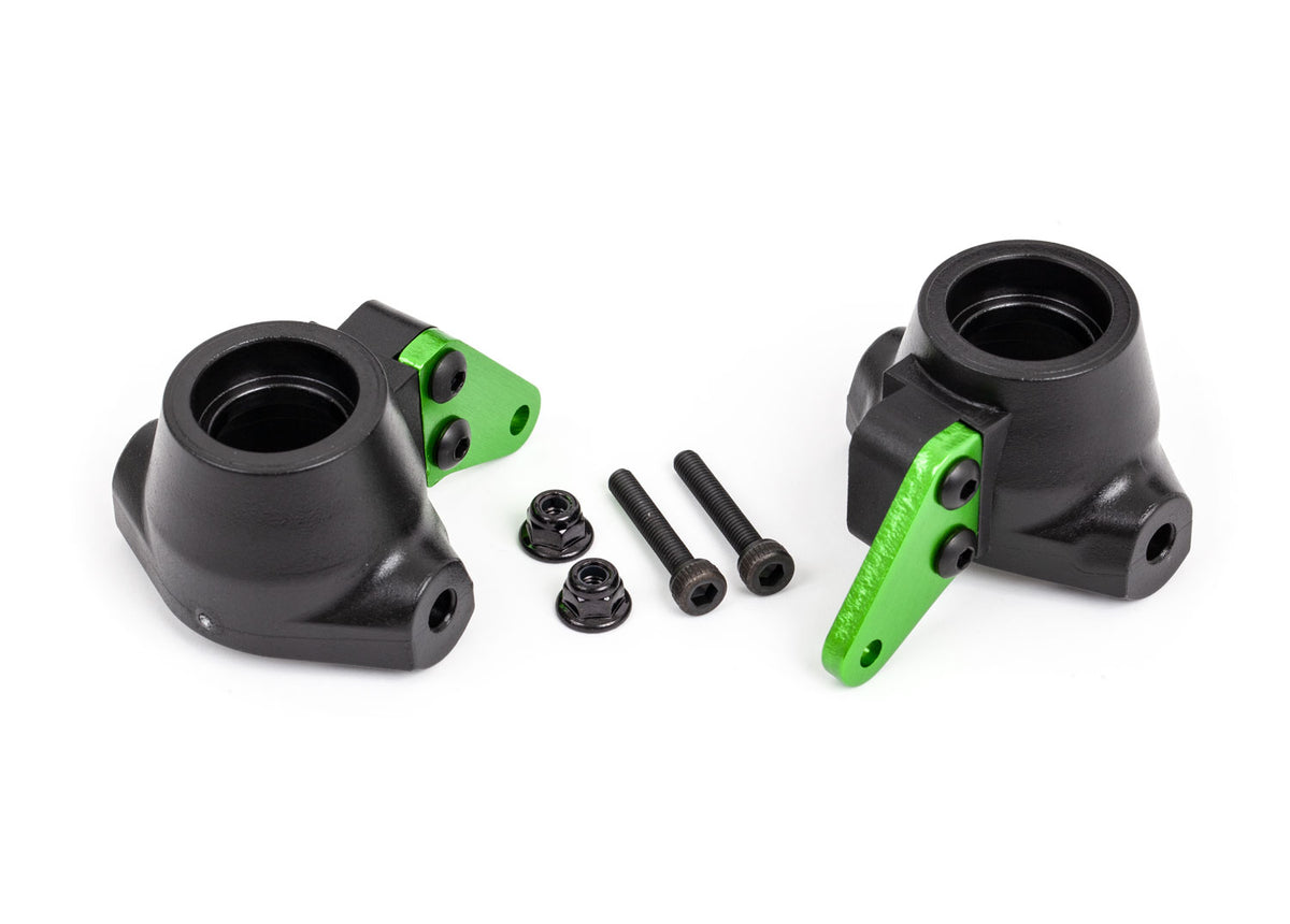 STEERING BLOCK ARM ALUM GRN